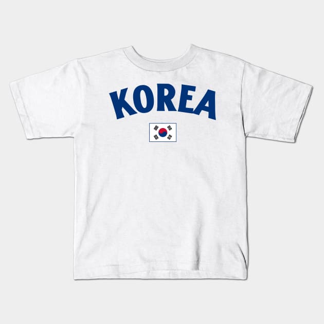 South Korea Flag Kids T-Shirt by Issho Ni